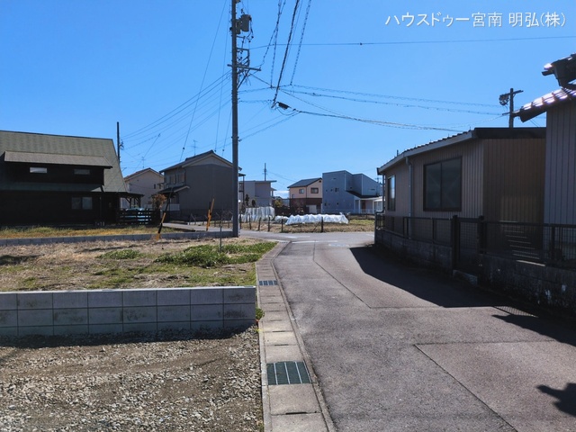 愛知県一宮市萩原町　高松字東郷裏の新築戸建て更地・土地写真 2026年3月3日撮影