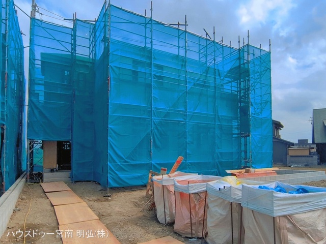 愛知県一宮市萩原町　高松字東郷裏の新築戸建て上棟写真 2026年4月19日撮影