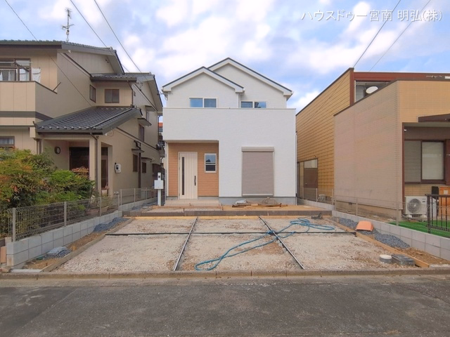 新築戸建て 一宮市第2馬見塚北出 外構