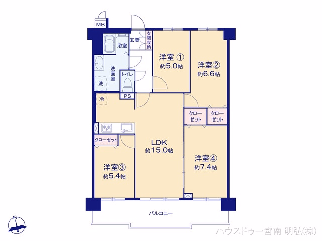 ニューコーポ一宮 間取図